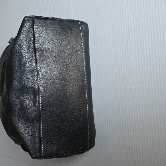 Dooney & Bourke Black Leather Hobo Bag - Picture 6 of 16